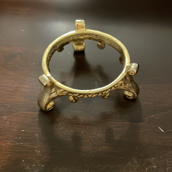 Faberge Egg Clock - Red & Gold - Picture 4 of 5